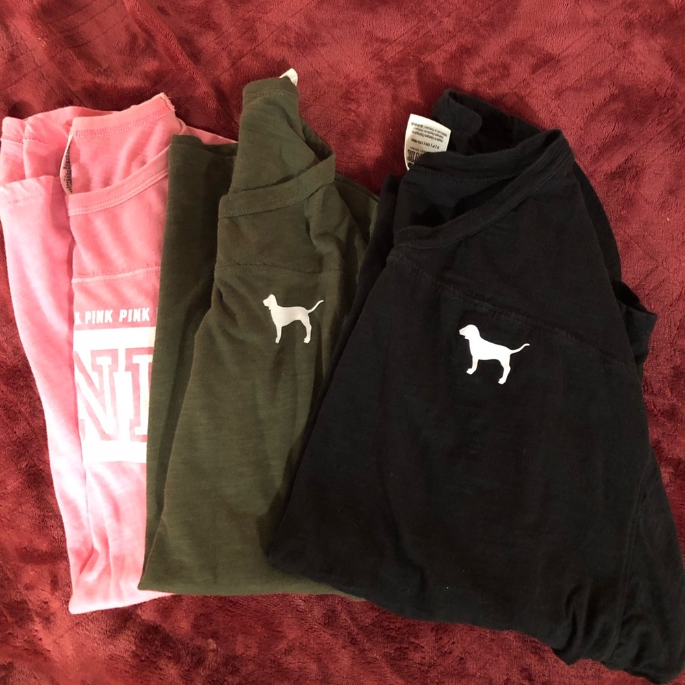 Lot of 3 Vs pink tops